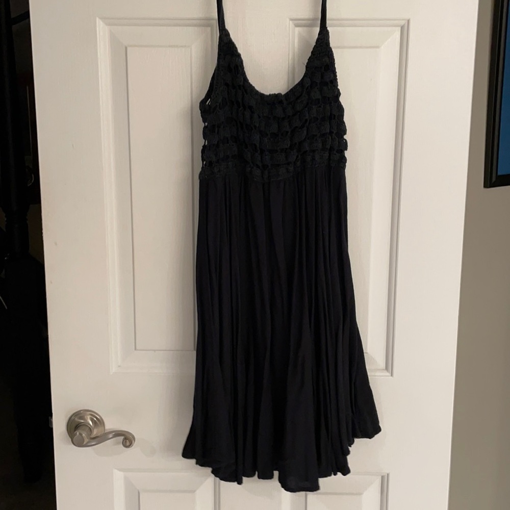 O’Neil black crochet dress